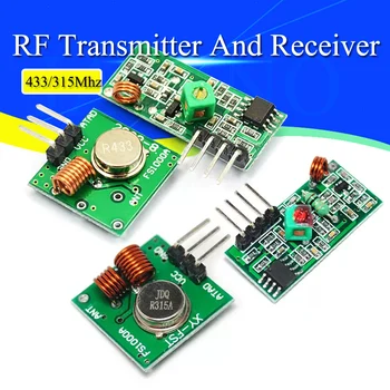 Умная электроника 433 МГц радиочастотный передатчик и модуль приемника link kit Для arduino/ARM/MCU WL diy 315 МГц/433 МГц беспроводной