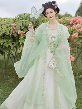 Китайский стиль, Традиционный Костюм Ханфу Для Косплея, Платья Принцесс, Улучшенная Фея, Элегантная Красивая Девушка, Азиатская ретро-мода