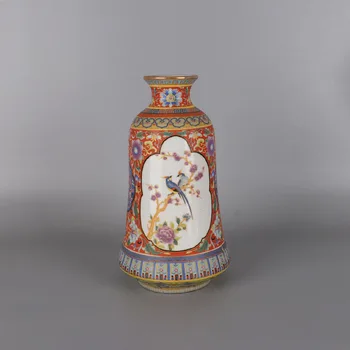 Фарфоровая антикварная китайская декоративная ваза для домашнего декора