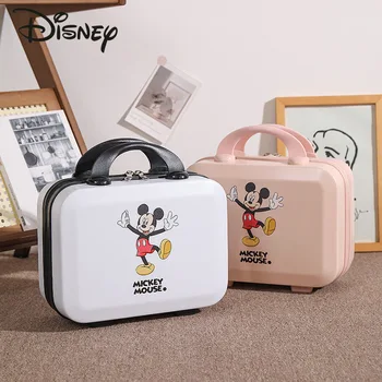 Disney Mickey Новая женская коробка для макияжа Модный высококачественный портативный кейс для переноски Многофункциональный ящик для хранения деловых поездок