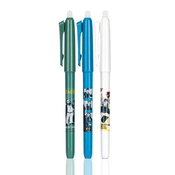 3шт DELI A656 Harry Potter Kawaii Стираемая Гелевая ручка Школьные Канцелярские принадлежности Канцелярский подарок 0,5 мм Черные Синие чернила